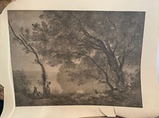 LITHOGRAPHIE SIGNÉE COROT