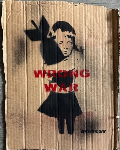 Banksy wrong war - banksy, 2003