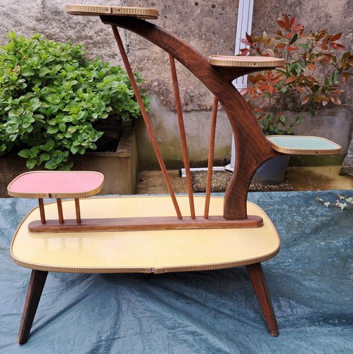 Porte plante vintage formica - vintage,