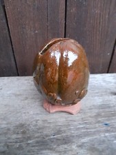 tirelire a casser grès ancien art populaire