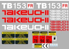 Takeuchi TB153FR Mini Digger