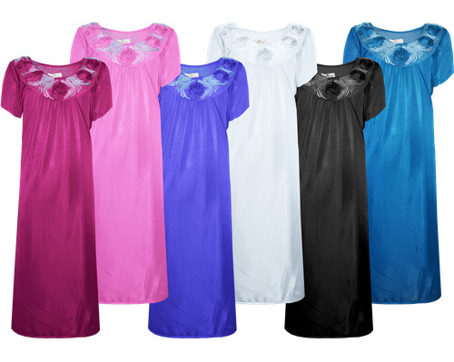 Fine woman robe - nuisette, satin