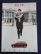 Renault Clio Prima RN RT RSi 16V Baccara Brochure, 07/1993