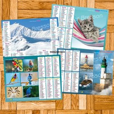 Calendriers La Poste Almanachs 2026 paysages animaux chiens chats fleurs