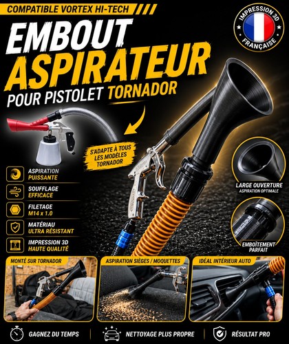 Embout aspirateur pour - embout,