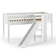 Lit Enfant Toboggan "Scott" 90x200cm Blanc