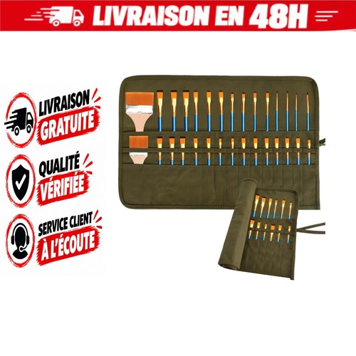 Trousse pinceaux enroulable - trousse, 30