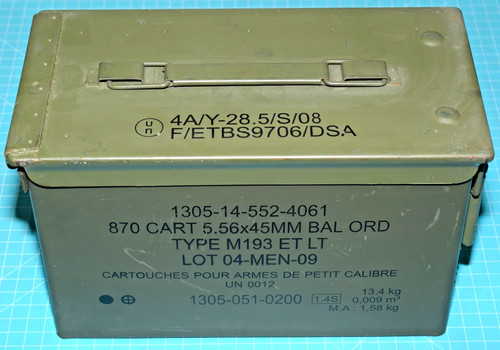 Caisse munitions militaire - caisse,