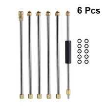  6 Pcs Lavage Auto D'extension Pour Nettoyeur Haute Pression De Baguette Laveuse