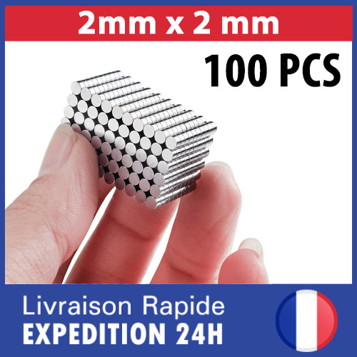 100x petit aimant néodyme - aimant,