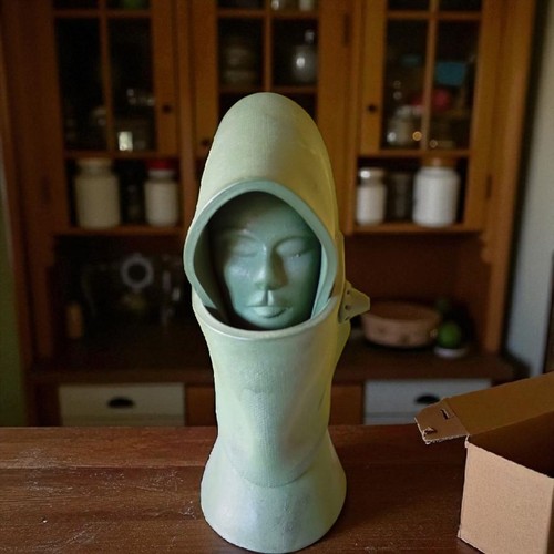 Statuette terre cuite - en,