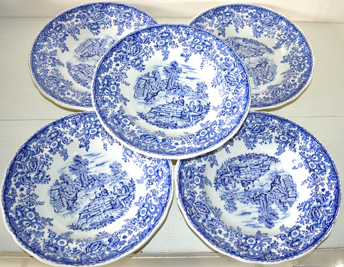 Lot assiettes creuses - 5,