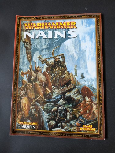 Warhammer livre armé nains - livre, d'armé