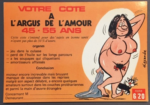 Carte postale humoristique - carte,