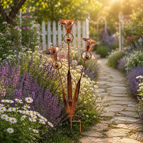 Piquet jardin métal arum - piquet,