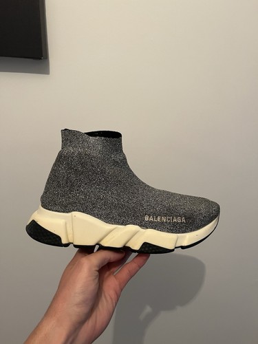 Balenciaga speed argenté - balenciaga,