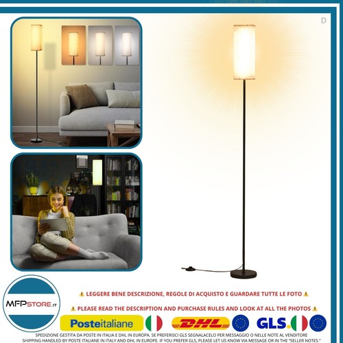 Lampadaire noir led - led, w
