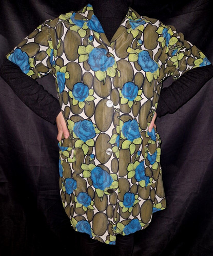 Nylon dederon smock apron - dederon,