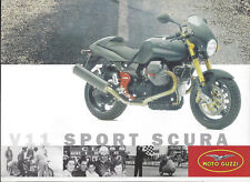 Moto Guzzi V11 Sport Scura around 2000/'01 brochure brochure depliant
