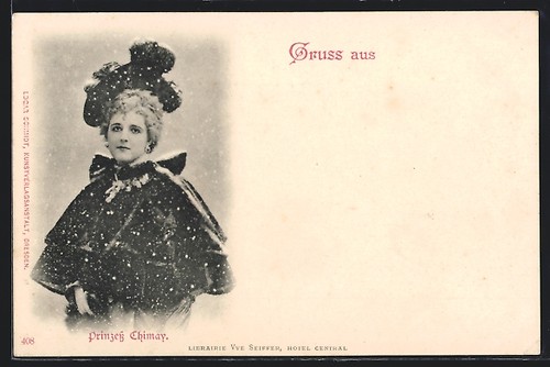 Actrice princesse chimay avec - actrice,