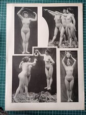 BK073 Photo Revue le nu esthétique circa 1905 BE Etude de nu - Emile Bayard