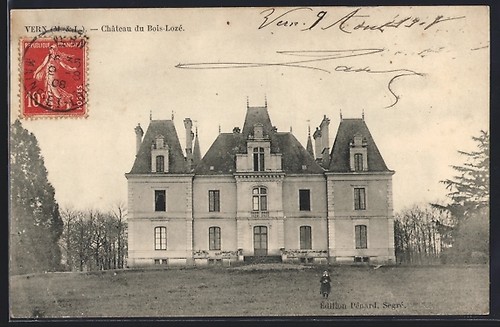 Cpa vern château du - cpa, vern,