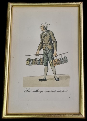 Gravure ancienne sauterelles - gravure,