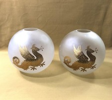 paire de globe de lampe à