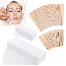 Lot de 250 bandes non tissées pour cire chaude - Pour épilation sur le visage...