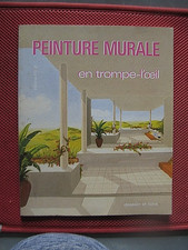 ++"543.10" PEINTURE MURAL TROMPE L OEIL PAR HELENE FLORET  1988
