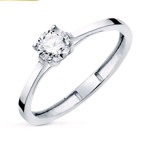 Bague 18k 750 or blanc - en,