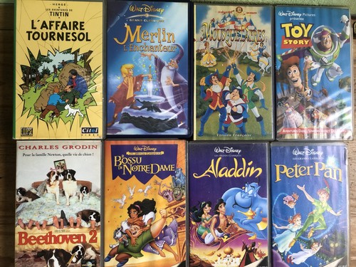 Lot vhs k7 - 16, vidéo