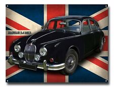 Jaguar 2.4 MK2 Art Métal Panneau. 40.6cm X 12 " .garage - Homme Cave - Home
