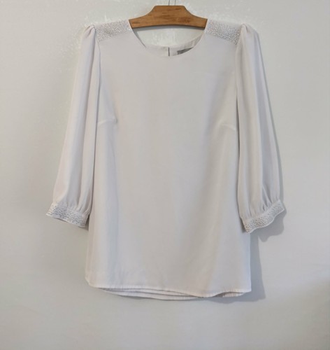 Blouse blanche polyester