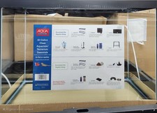  Standard Glass 20 Gallon Long Aquarium Tank, Black Trim