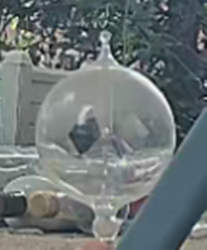 Héliostat tournant sous - sous, vide