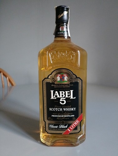 Bouteille whisky label - 5, de