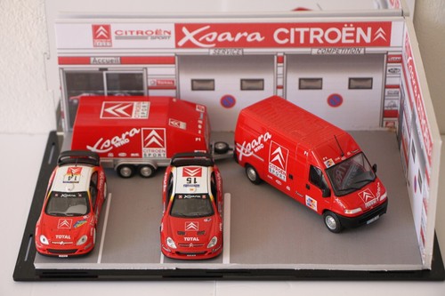 Diorama team citroen - 1/43, :