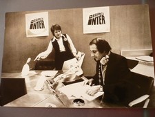 PHOTO DE PRESSE  JEAN-PIERRE ELKABACH JACQUELINE BAUDRIER 6 JANV. 1975