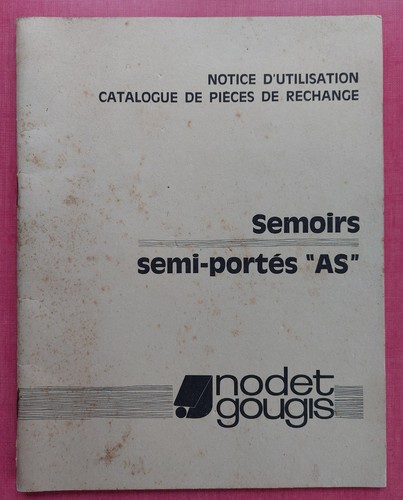 Notice technique semoirs - technique,