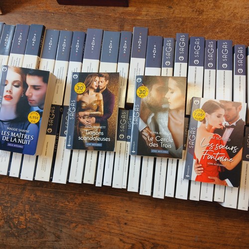 Lot livres harlequin - 58,