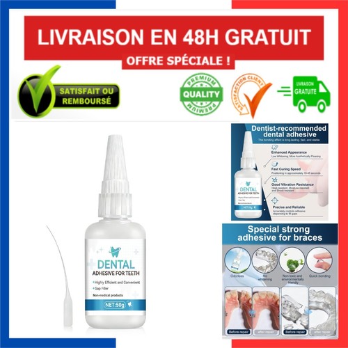 Colle dentaire extra forte 50g - colle,