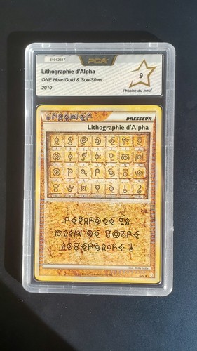 Carte pokémon lithographie - carte,
