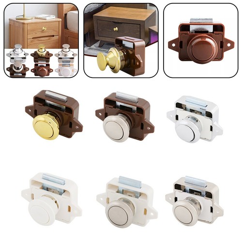 Serrure bouton poussoir - à,