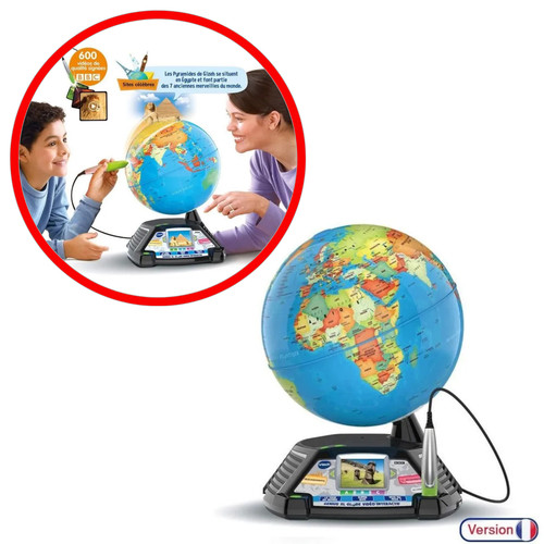 Vtech genius globe vidéo - globe,