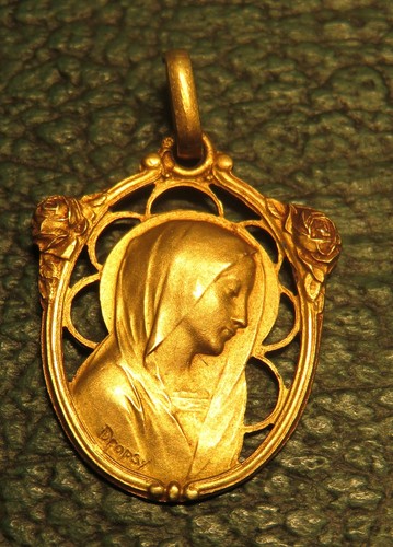 Medaille art nouveau 18 - nouveau, or