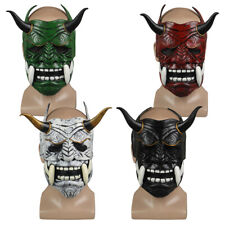 Demon Knight Samurai Kabuki Oni Onimaru Mempo Ronin Ninja Mask Halloween Props