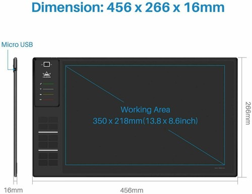 Huion tablette graphique - tablette, +