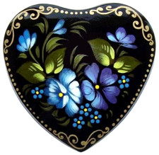Broche forme Coeur Cadeau