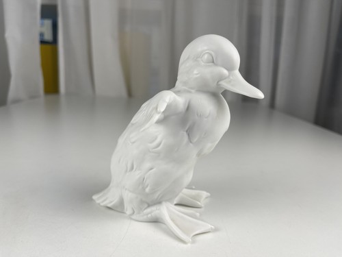 Statuette canard porcelaine - canard,